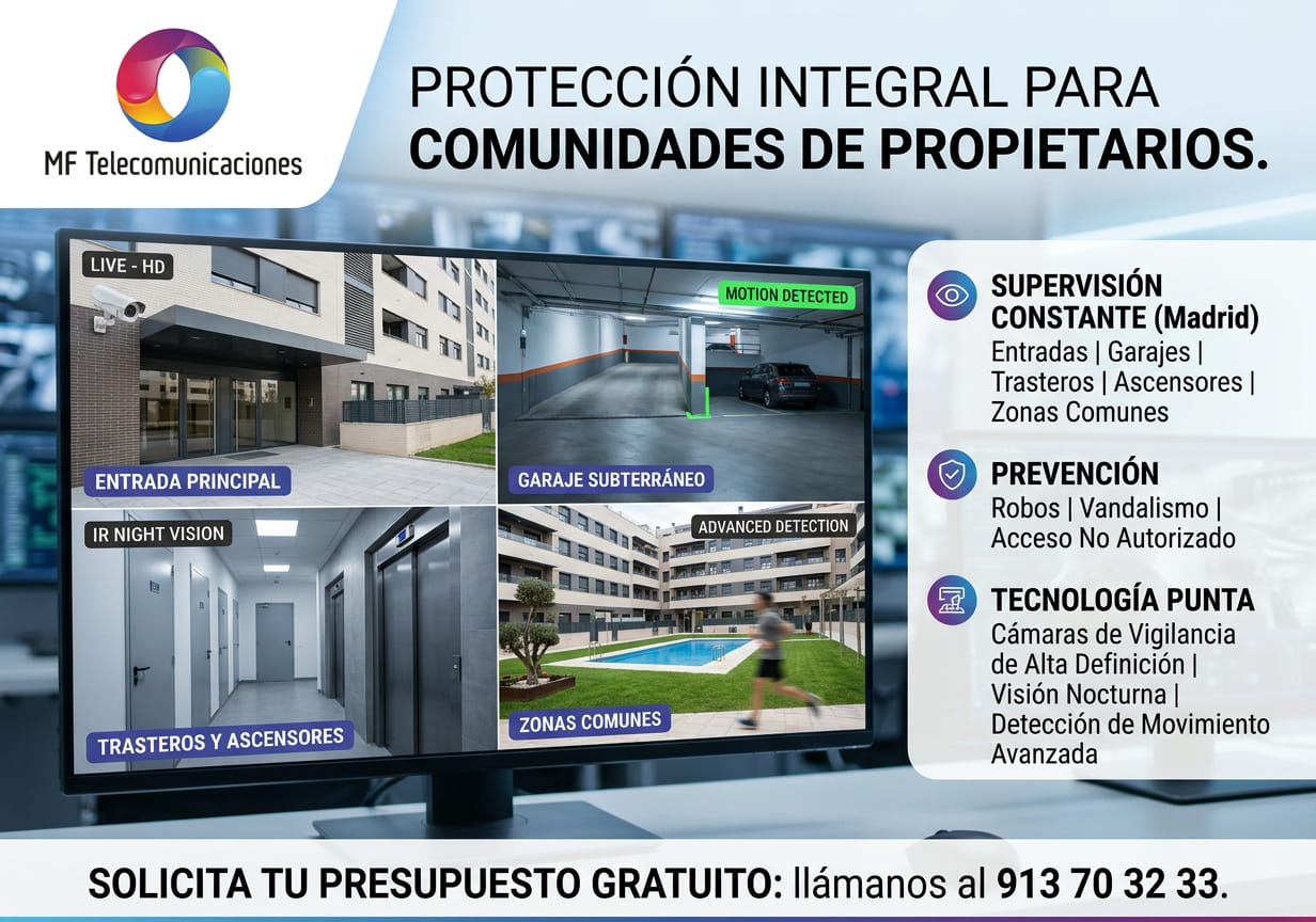 Cámaras de seguridad comunidad de vecinos