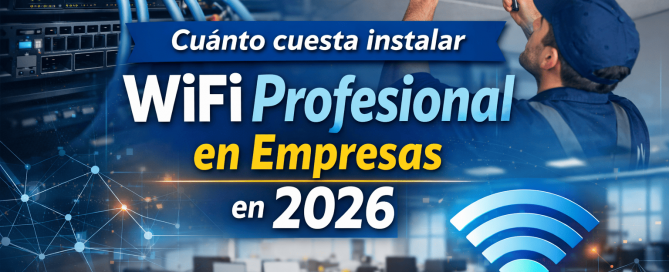 cuanto cuesta instalar wifi profesional en empresa instalacion puntos acceso oficina MF Telecomunicaciones