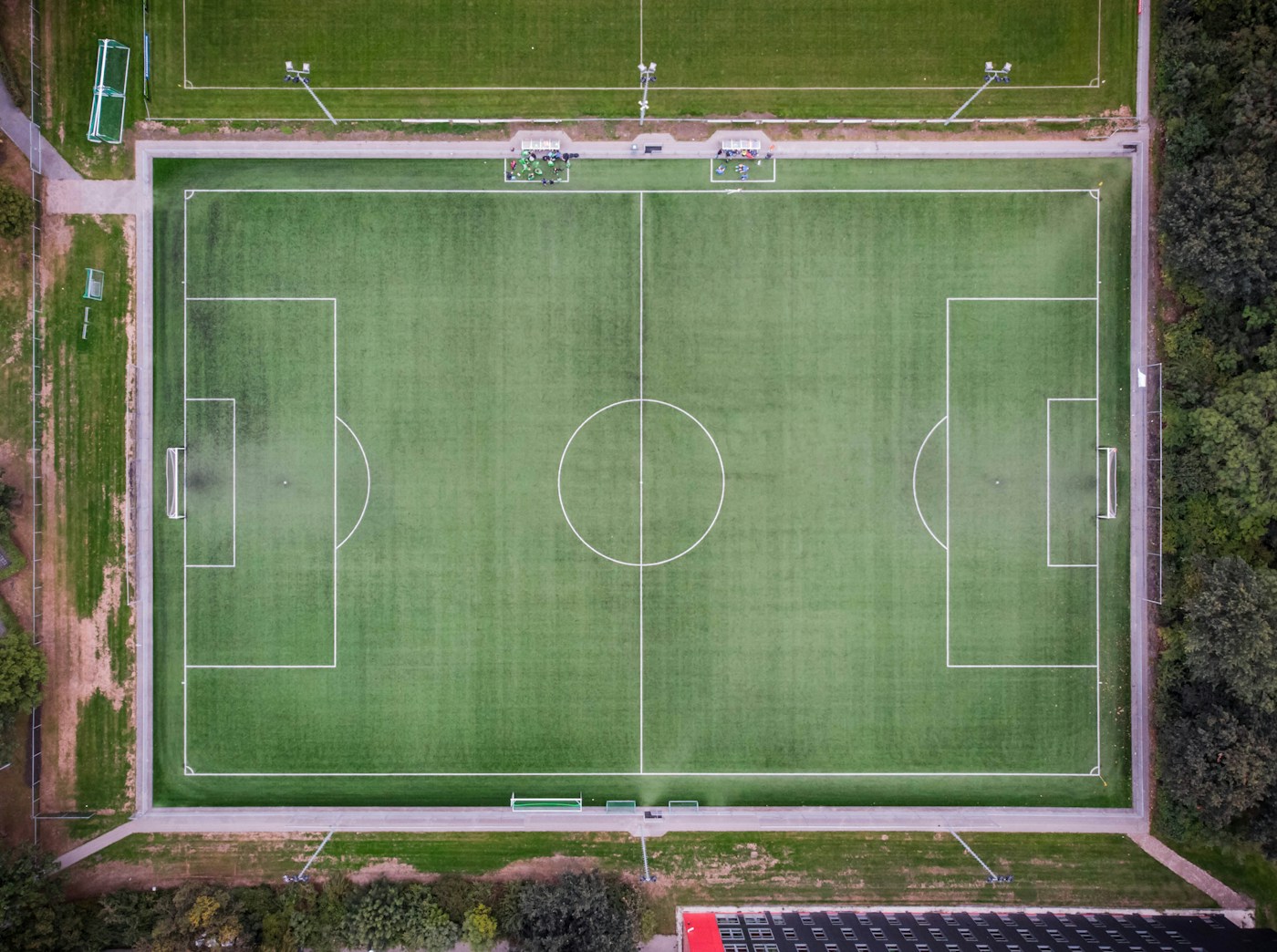 Campo de fútbol: fotografía ilustrativa ajena a AD Villa Rosa